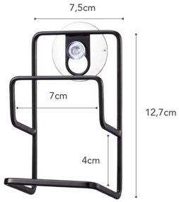 Porta-spugna nero Tower - YAMAZAKI