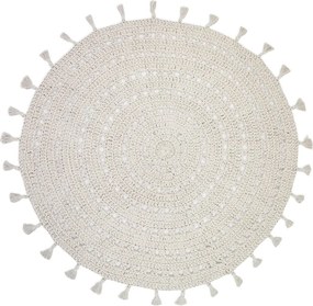 Tappeto per bambini crema ø 120 cm Nila Ecru - Nattiot