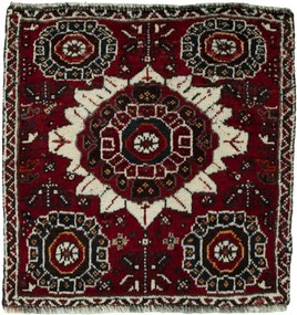 Shiraz Tappeto persiano 60 x 50 Rosso (Iran) Annodato A Mano