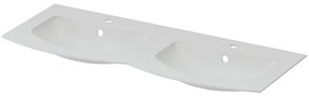 Lavabo d'appoggio rettangolare Soho L 29 x H 1.2 x P 22 cm in ceramica bianco