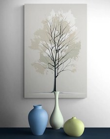 Quadro su tela – Albero minimalista