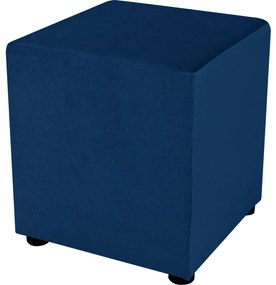 Pouf SIX 40x40 cm blu scuro