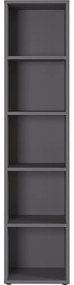 Libreria antracite 45x197 cm Agenda - Germania