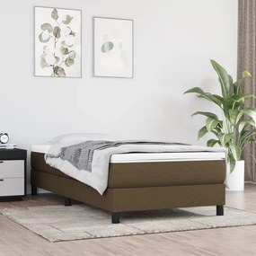 Materasso A Molle Insacchettate Marrone Scuro 80x200x20 Cm /