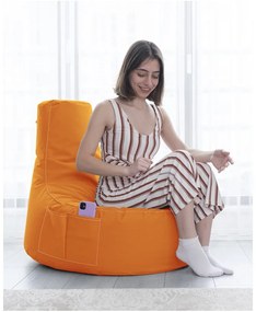 Borsa arancione per sedersi EVA Sport - Floriane Garden