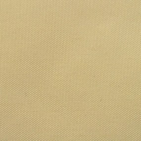 Parasole a Vela in Oxford Rettangolare 4x6 m Beige