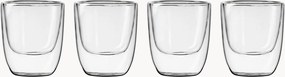 Set di 4 bicchieri Tulip
