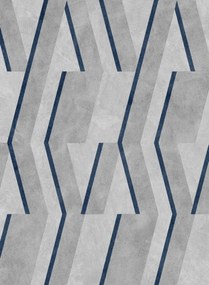 Coordonne Tapete Parallels - Navy