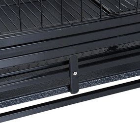 Box per Cani da Interno Esterno con Rotelle 92×62×75 cm...