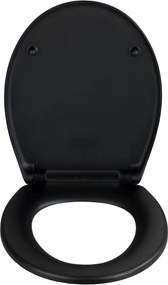 Sedile del water nero Ikaria - Wenko