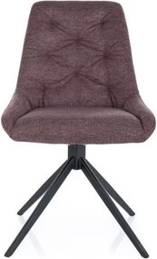 Sedia Asti Brego lilla93/nero