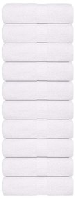 Asciugamani Ospiti 10 Pz Bianco 30x50 Cm 360 G/m² 100% Cotone /