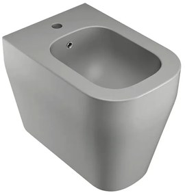 Bidet filomuro Tutto Evo OLYMPIA CERAMICA L 36 x H 42.5 x P 53 cm grigio opaco