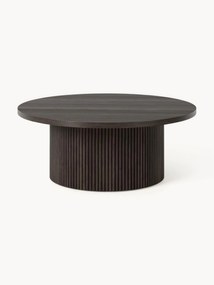 Tavolino rotondo da salotto in legno Nele