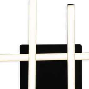 Brilagi - Plafoniera a LED STRIPES LED/37W/230V nera