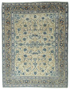 Kashan Tappeto persiano 380 x 300 Beige (Iran) Annodato A Mano