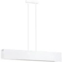 Lampada a Sospensione Gentor, Bianco, Acciaio, 72x100x6 cm, EPIKASA