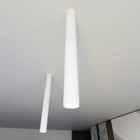 Plafoniera TECNO 1XL da soffitto, base GU10, Bianca Colore Bianco