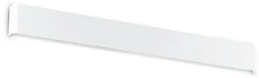 Applique Moderna Delta Metallo Bianco Led 30W 3000K Luce Calda