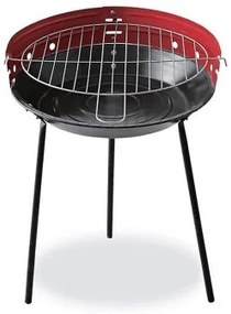 Barbecue a Carbone con Gambe EDM Rosso (Ø 33 x 45 cm)