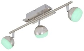 Briloner 2040-032 - Luce Spot a LED RGB dimmerabile 3xLED/3,3W/230V + Tc