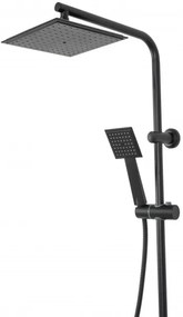 REA-P0636 - Set doccia BRAVO nero opaco