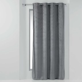 Tenda in velluto grigio 140x280 cm Adrina - douceur d'intérieur