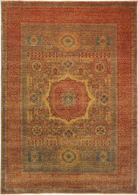 Mamluk Tappeto 210 x 300 Marrone (Pakistan) Annodato A Mano
