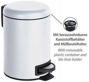 Cestino bianco , 3 l Leman - Wenko