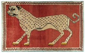 Gabbeh Tappeto persiano 160 x 100 Rosso (Iran) Annodato A Mano