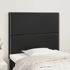 Testiera 2 Pz Nera 80x5x78/88 Cm İn Similpelle /