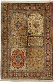 Cashmere Silk Tappeto orientale 130x190 Beige (Indian) Annodato A Mano