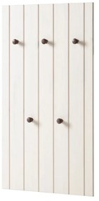 Set di mobili da ingresso bianco in pino massiccio 55x100x2 cm Anita – Støraa