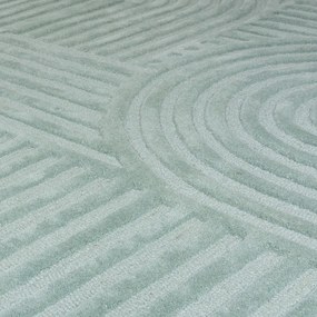 Tappeto in lana turchese 160x230 cm Zen Garden - Flair Rugs