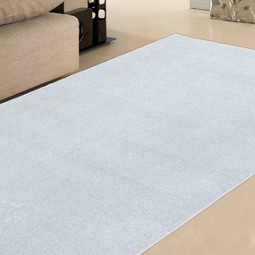 Tappeto Soave plain azzurro, L 190 x L 133 cm