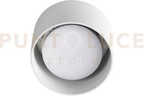 Spike tondo faretto 1 luce attacco gx53 lampadina inclusa bianco