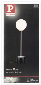 Paulmann 79662 - 1xG9/10W Lampada da tavolo NEORDIC MOA 230V