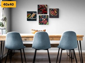 Set di quadri – Delizie culinarie