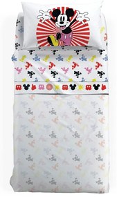 Completo letto singolo Mickey Fantasy Caleffi in cotone