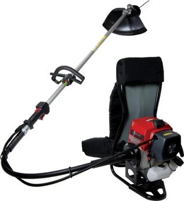 Decespugliatore a scoppio 2 tempi 45.4 cm³ in alluminio BLUEBIRD TJ45 EC Z con zaino impugnatura a d con testa in nylon 2 fili