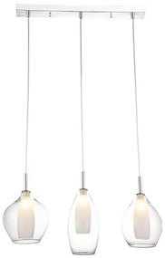 Azzardo AZ3075 - Lampadario a sospensione con filo AMBER 3xG9/40W/230V