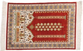 Hereke Tappeto 70x50 Rosa (Tacchino) Annodato A Mano