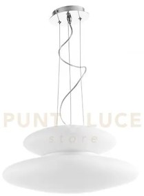 Sospensione pagoda d.50cm 3+2 luci attacco e27 altezza 21cm max 100...