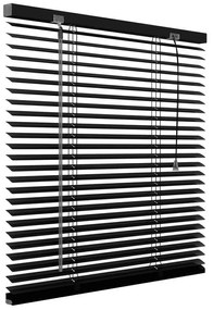Veneziana Odessa in alluminio, nero 120 x 180 cm, Larghezza lamelle: 25 mm