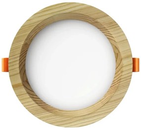 APLED - Lampada LED RONDO WOODLINE LED/6W/230V 3000K diametro 15 cm pino legno solido