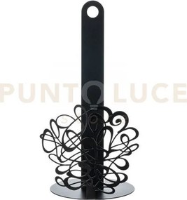 Porta rotolo da cucina scarabocchio nero