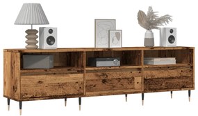 Mobile Porta Tv Legno Antico 150x30x44,5 Cm Legno Multistrato /