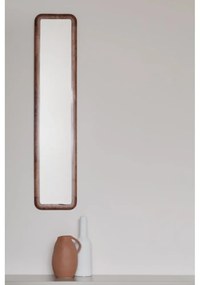 Specchio da parete con cornice in legno 26x120 cm Nyko - White Label