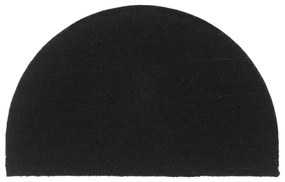 Zerbino Nero Mezzo Rotondo 50x80 Cm Fibra Di Cocco /