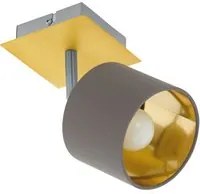 Spot Contemporaneo Valbiano In Acciaio Ottone 1 Luce E14 7W Ip20